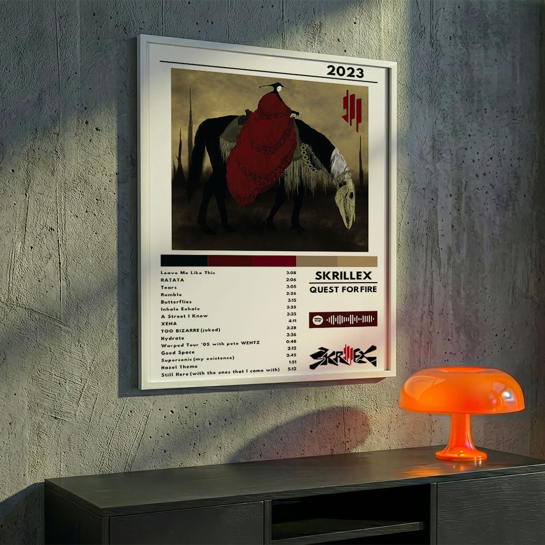Cuadro Skrillex - Quest of Fire