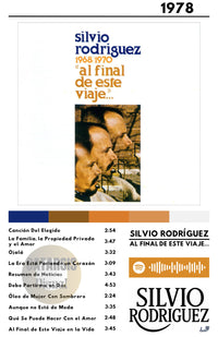 Cuadro Silvio Rodríguez - Al final de este viaje