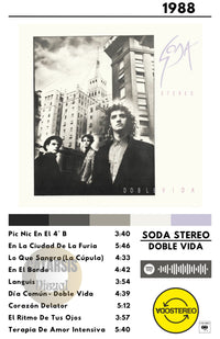 Cuadro Soda Stereo - Doble Vida