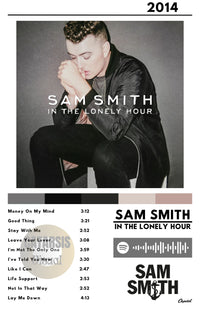Cuadro Sam Smith - In the Lonely Hour
