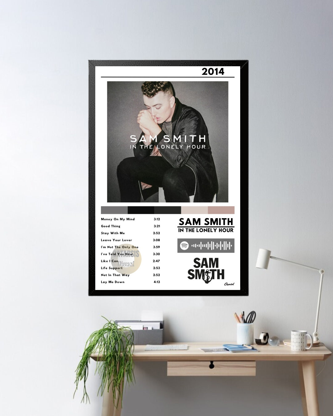 Cuadro Sam Smith - In the Lonely Hour