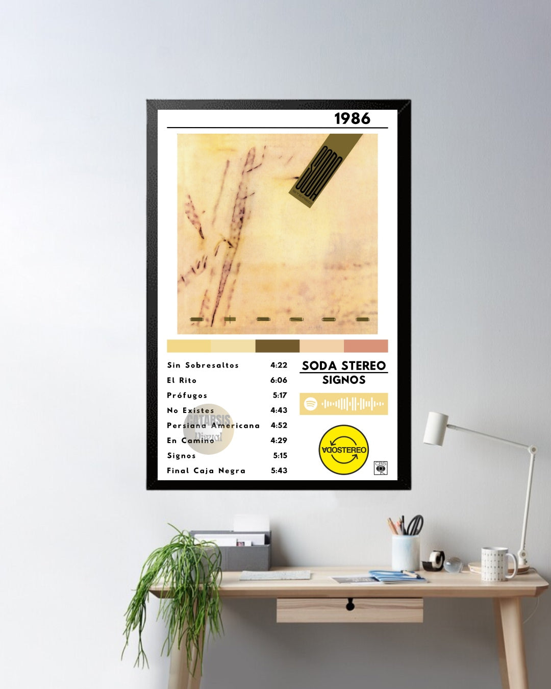 Cuadro Soda Stereo - Signos