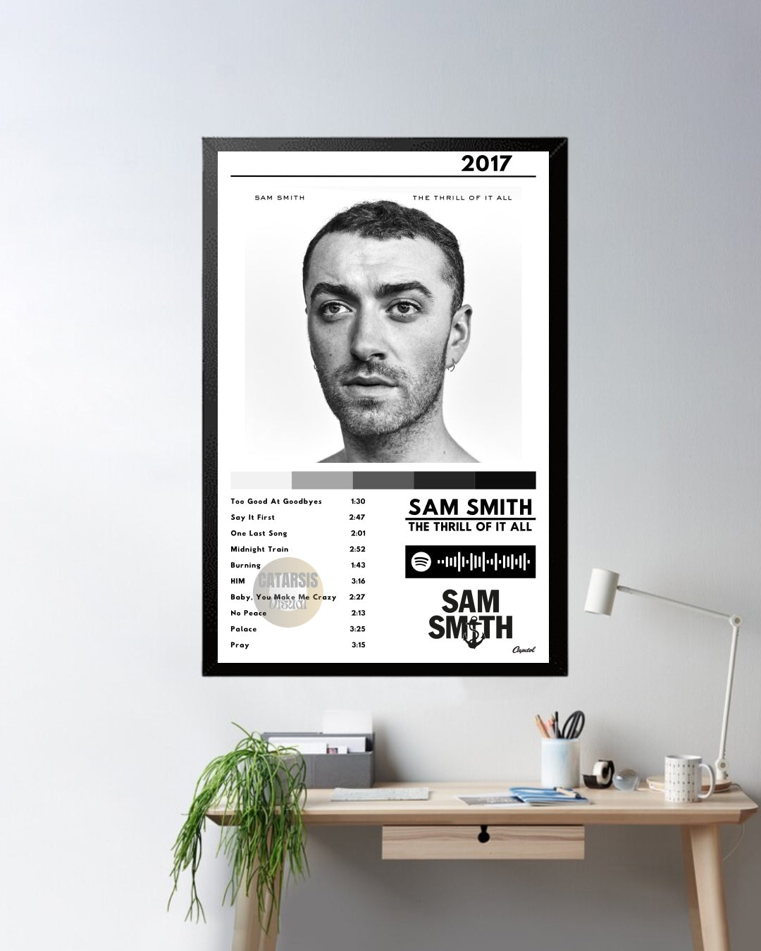 Cuadro Sam Smith - The Thrill of It All