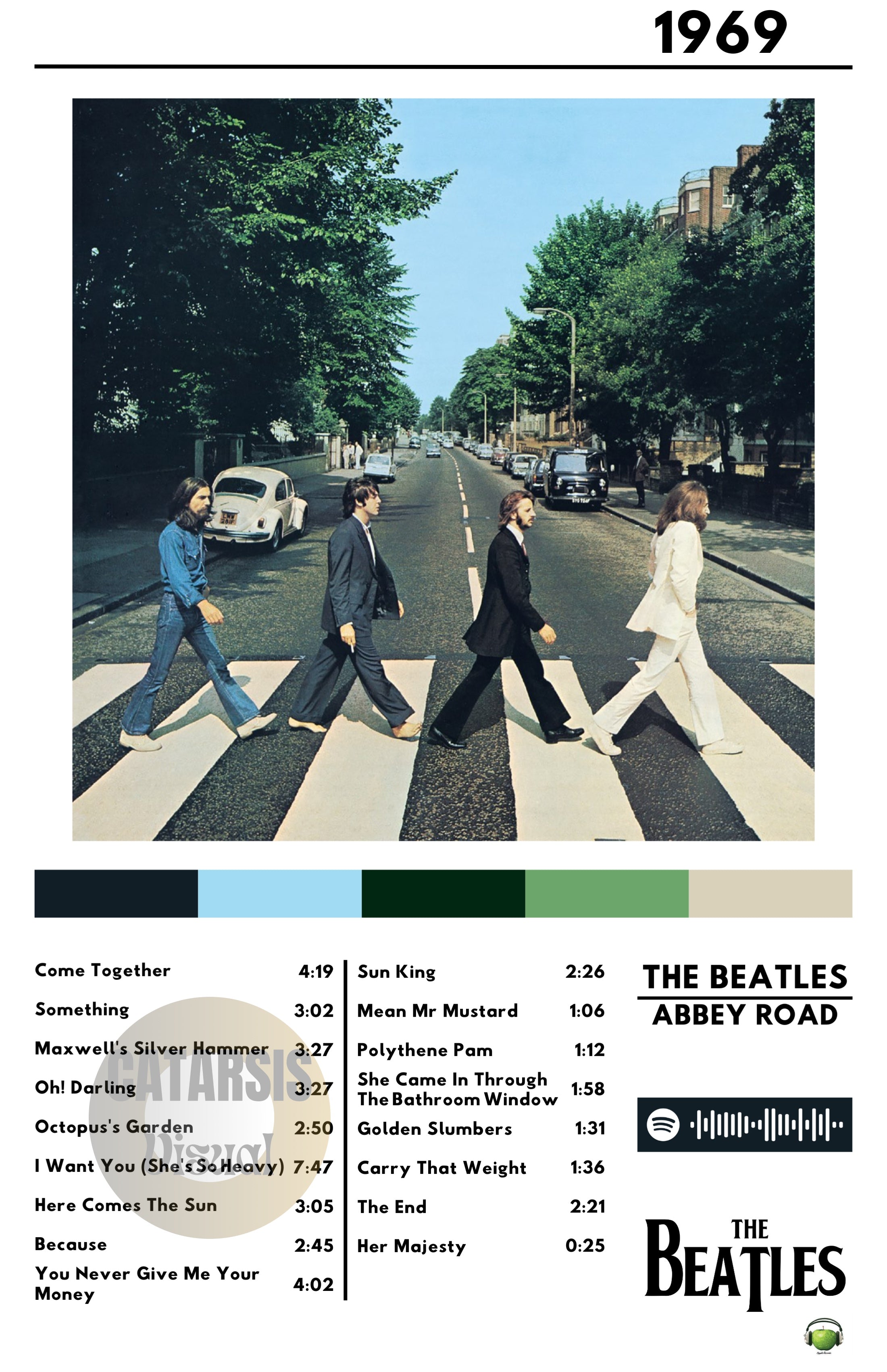 Cuadro The Beatles - Abbey Road
