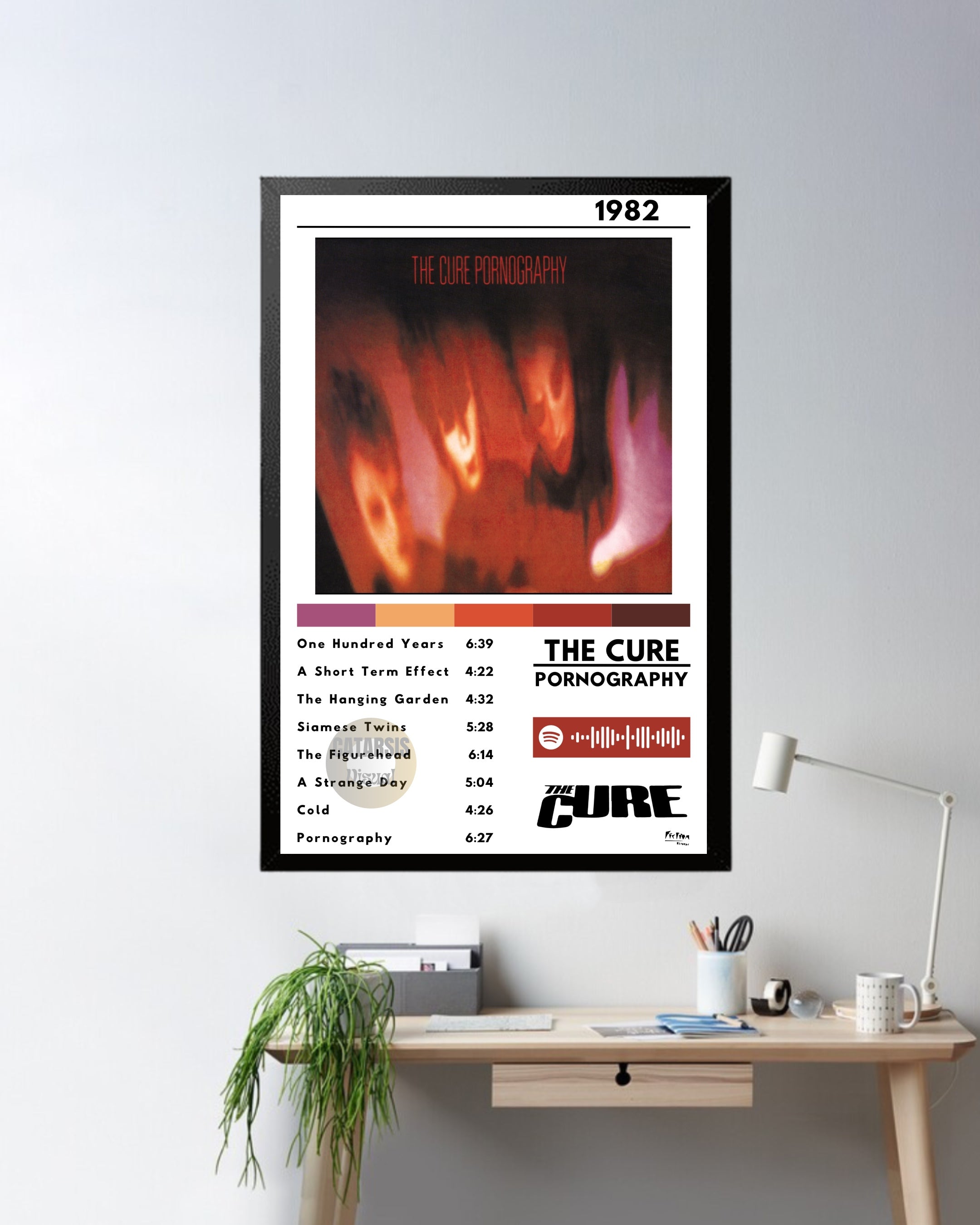 Cuadro The Cure - Pornography