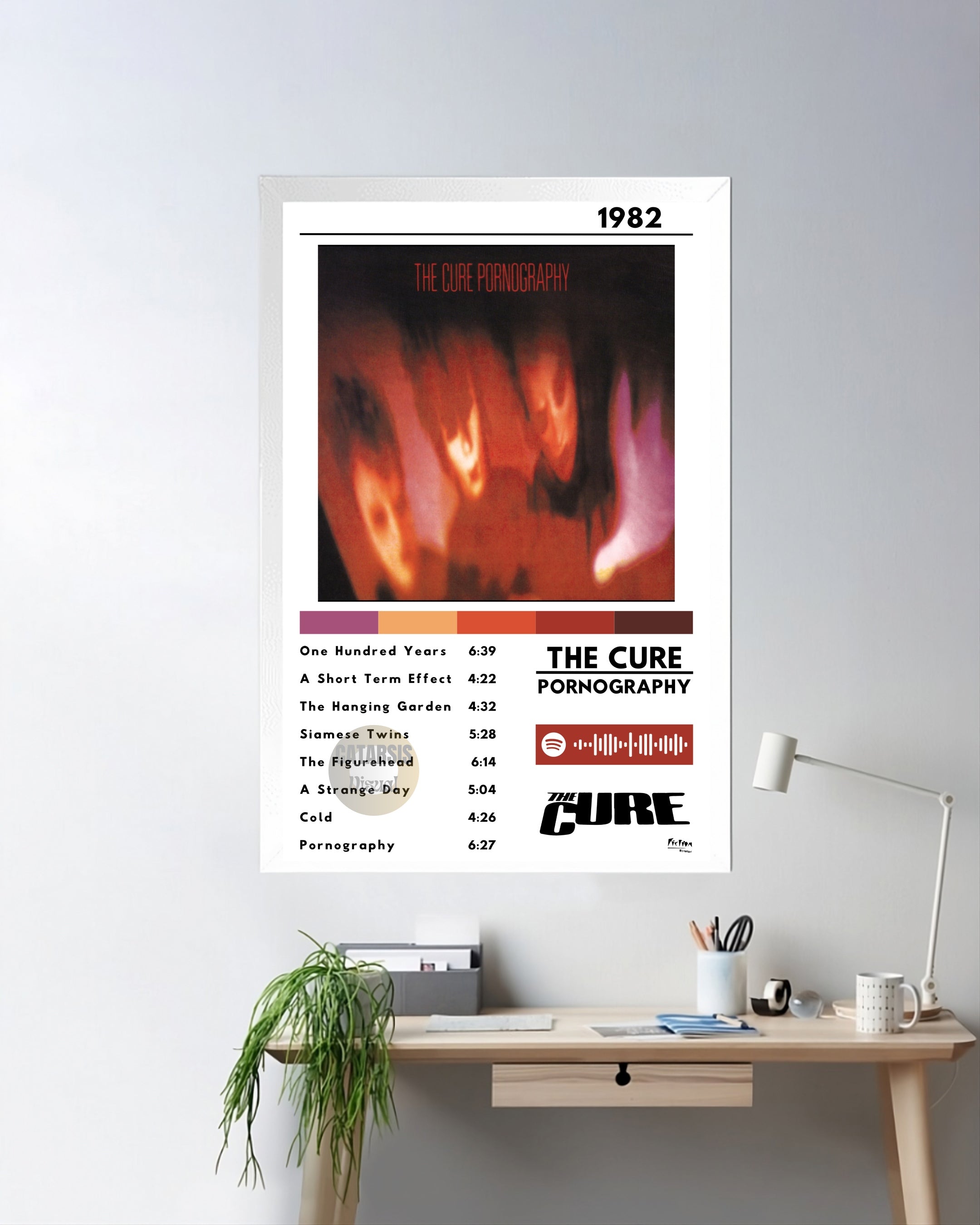 Cuadro The Cure - Pornography