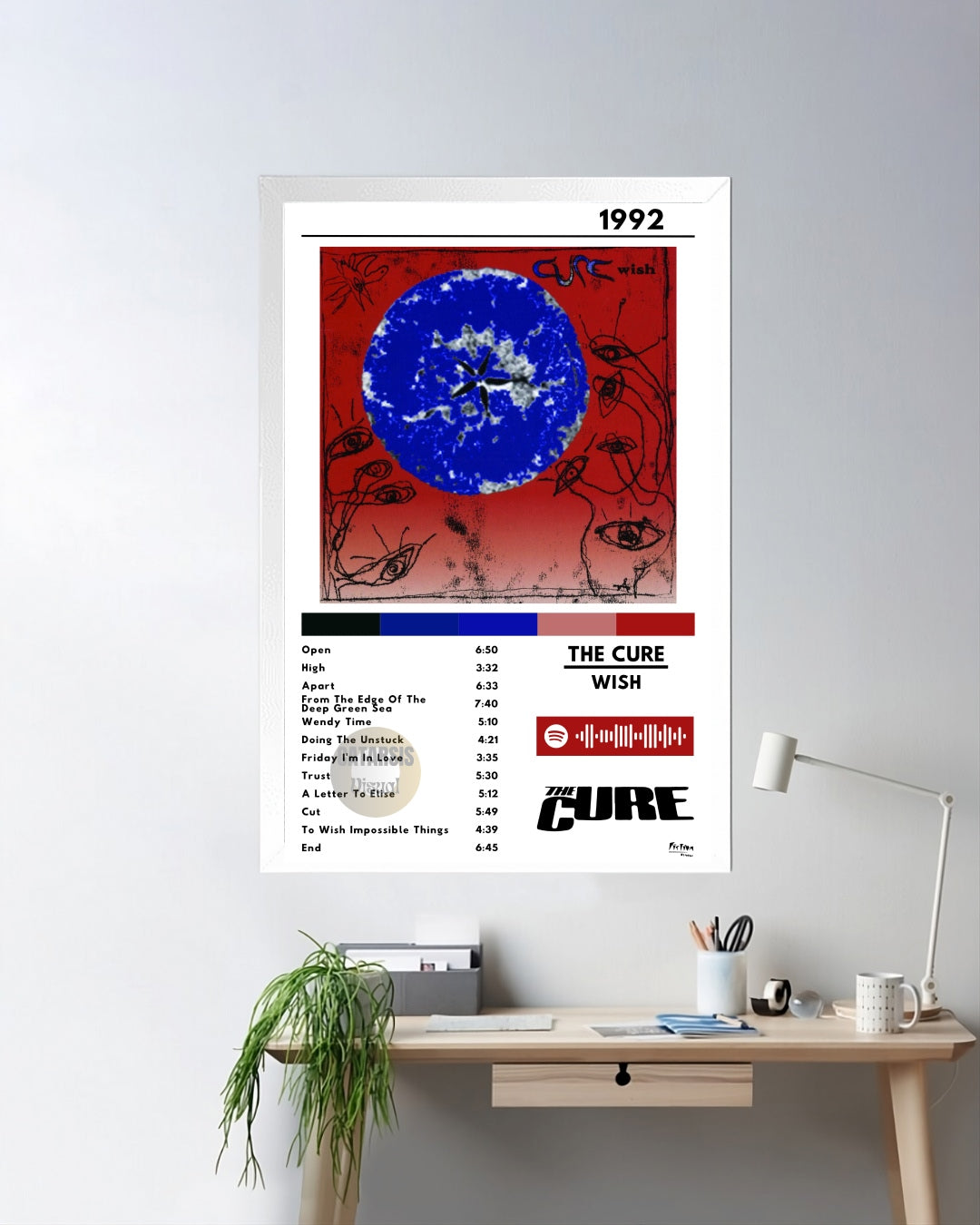 Cuadro The Cure - Wish