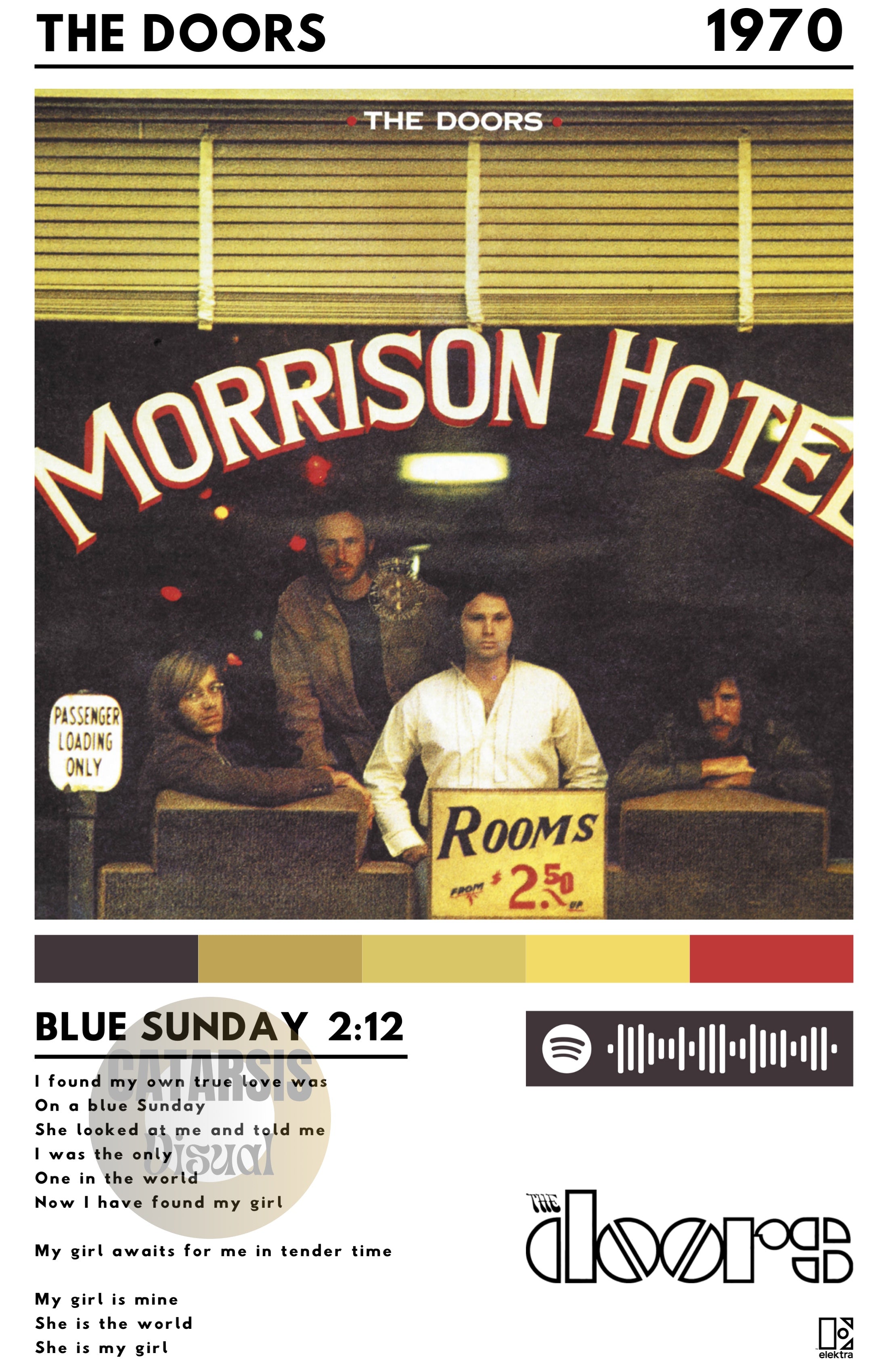 Cuadro The Doors - Blue Sunday
