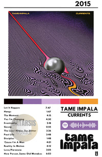 Cuadro Tame Impala - Currents