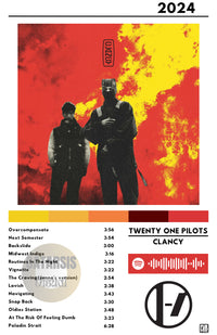 Cuadro Twenty One Pilots - Clancy