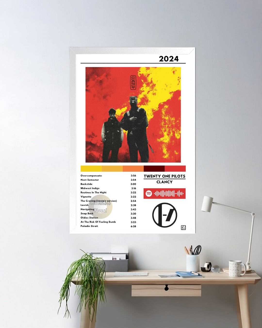 Cuadro Twenty One Pilots - Clancy