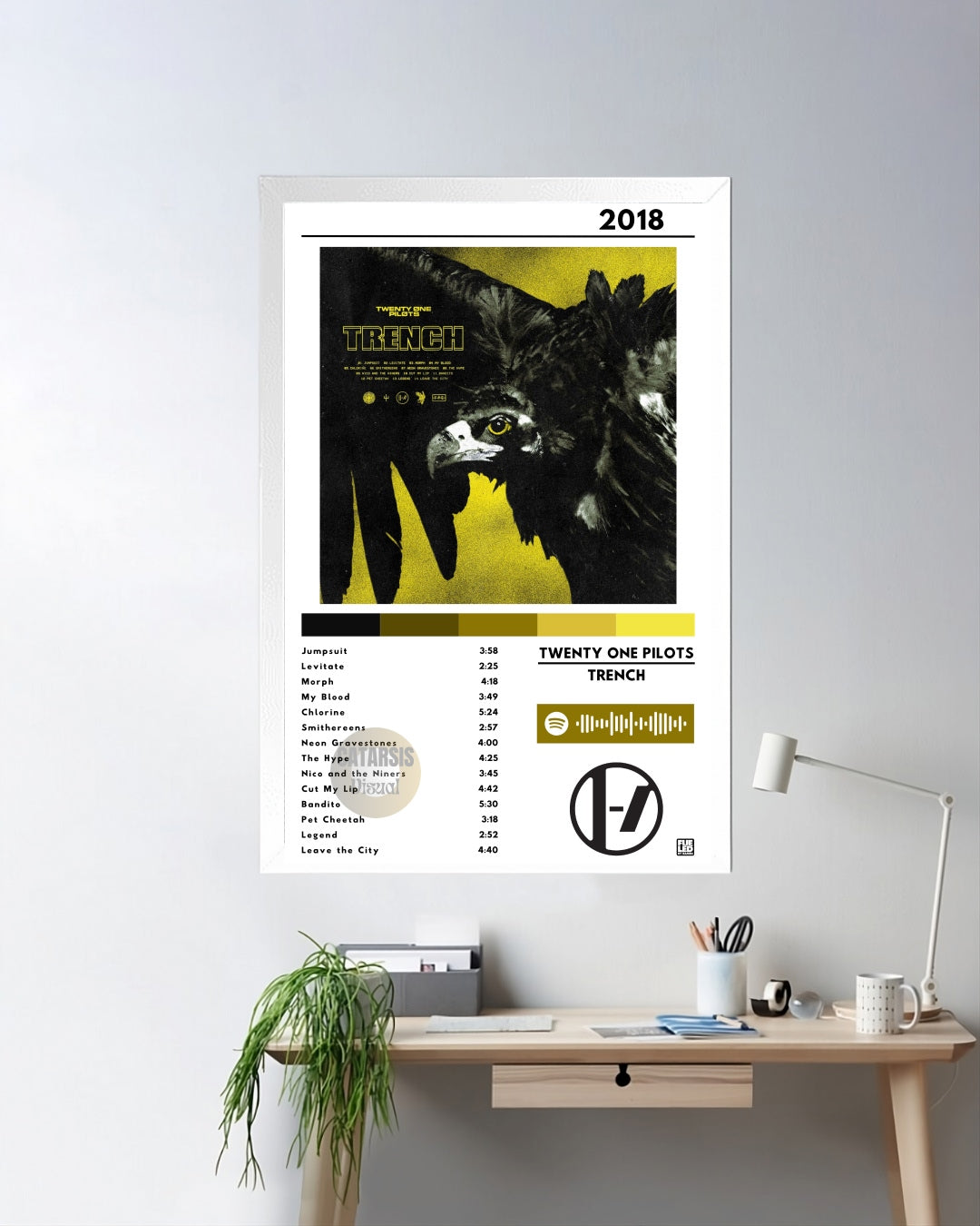 Cuadro Twenty One Pilots - Trench