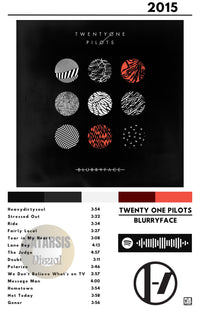Cuadro Twenty One Pilots - Blurryface