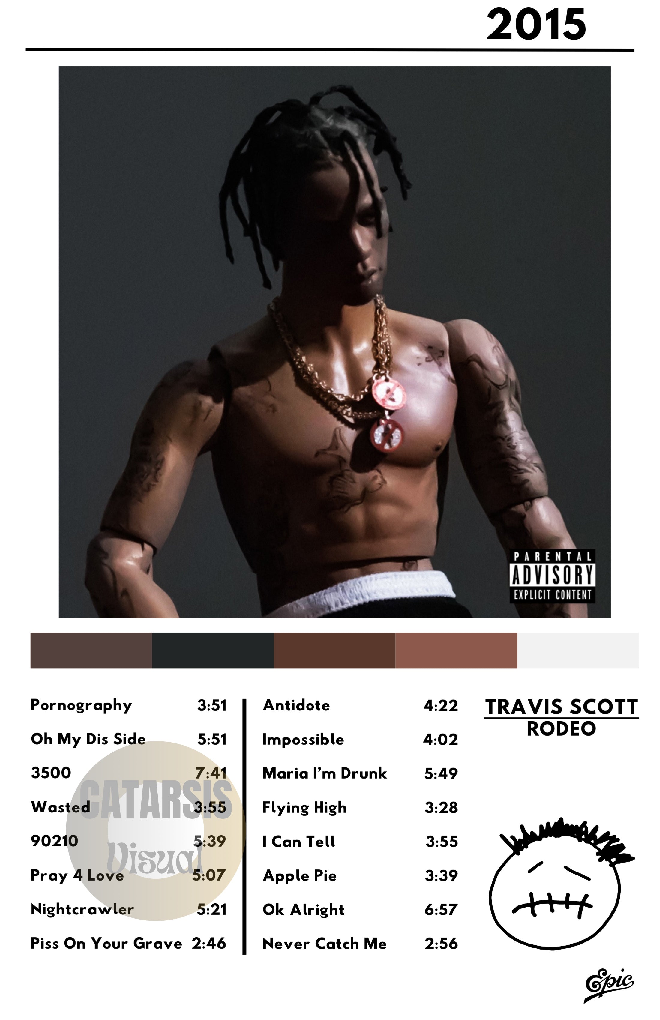 Cuadro Travis Scott - Rodeo