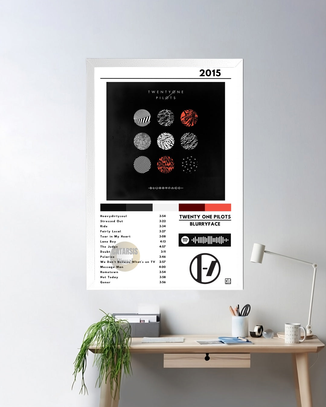 Cuadro Twenty One Pilots - Blurryface