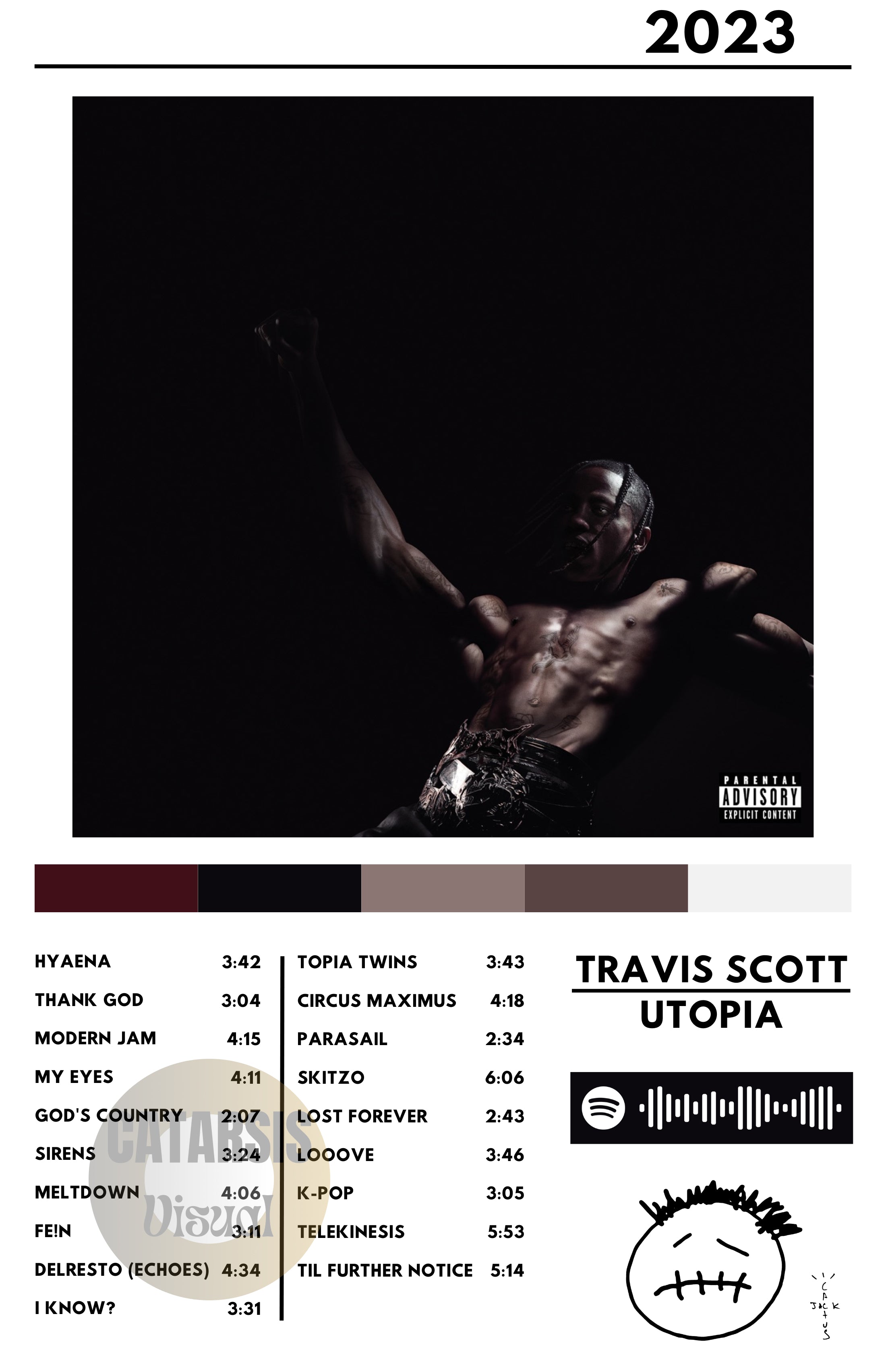 Cuadro Travis Scott - Utopia