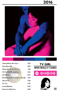 Cuadro TV Girl - Who Really Cares