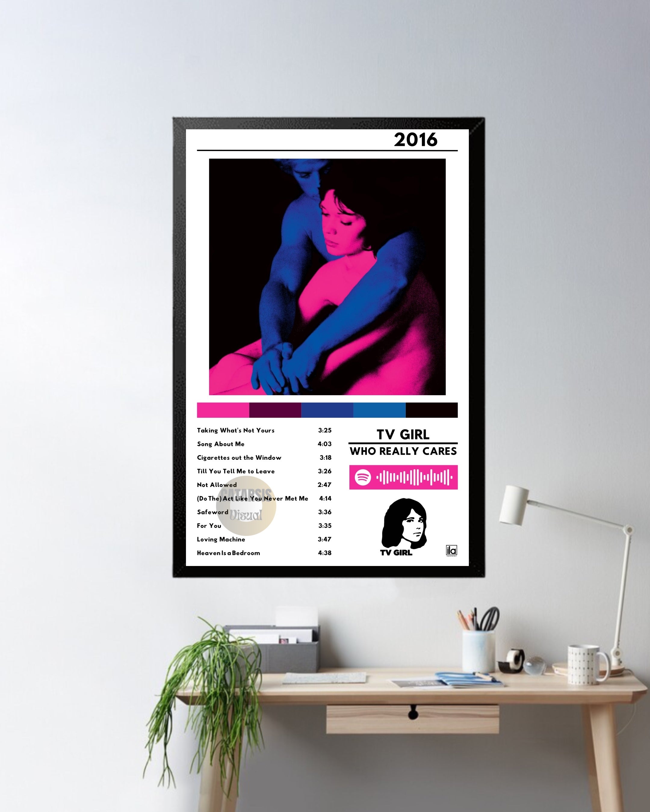 Cuadro TV Girl - Who Really Cares