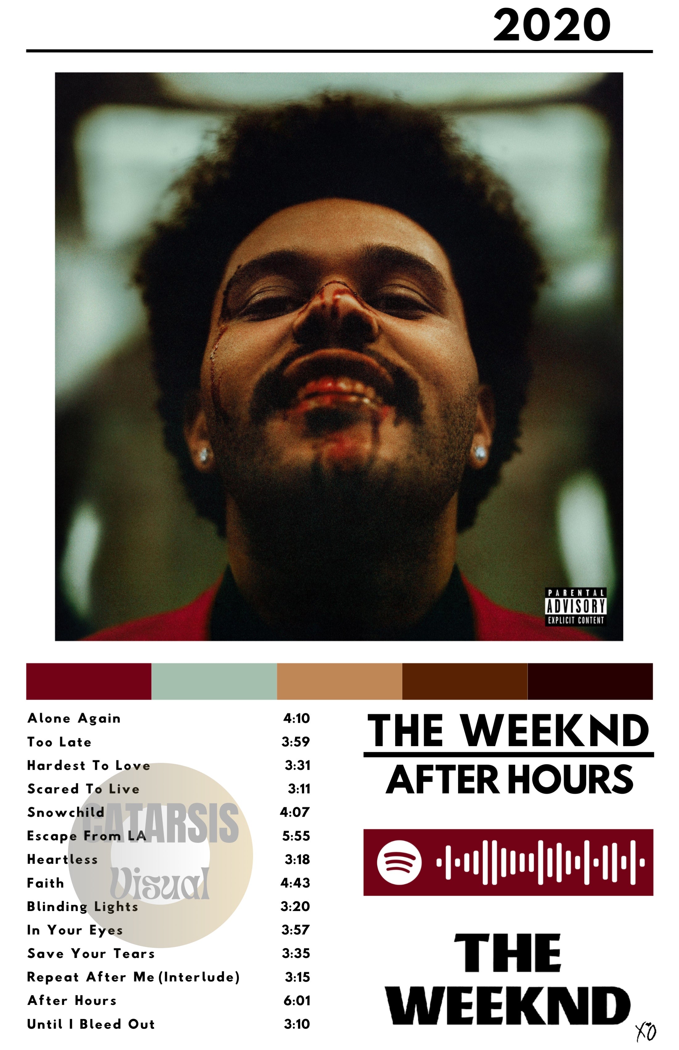 Cuadro The Weeknd - After Hours
