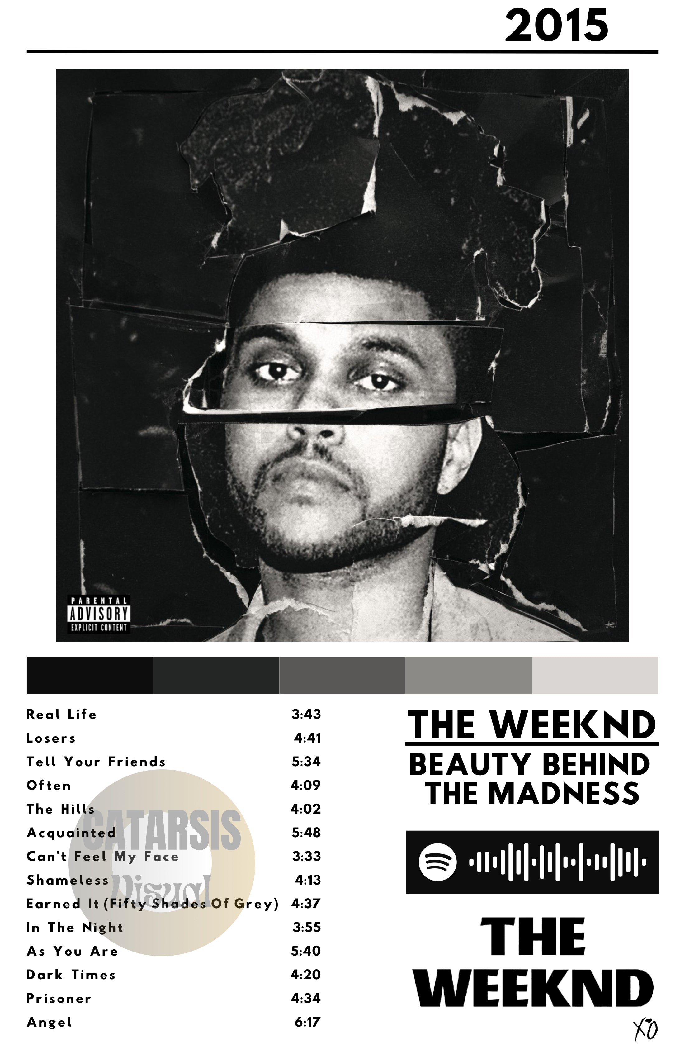 Cuadro The Weeknd - Beauty Behind the Madness