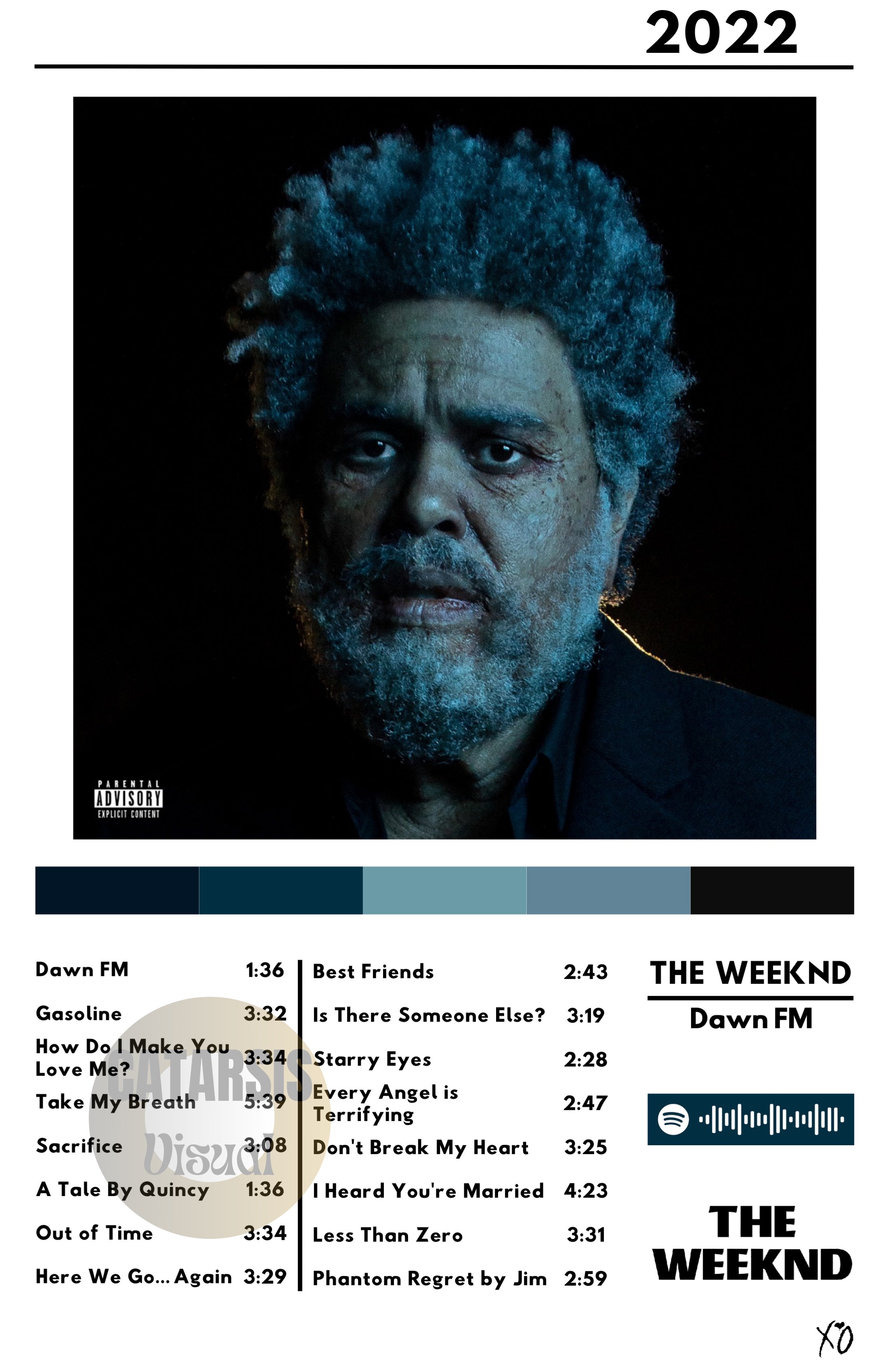 Cuadro The Weeknd - Dawn FM