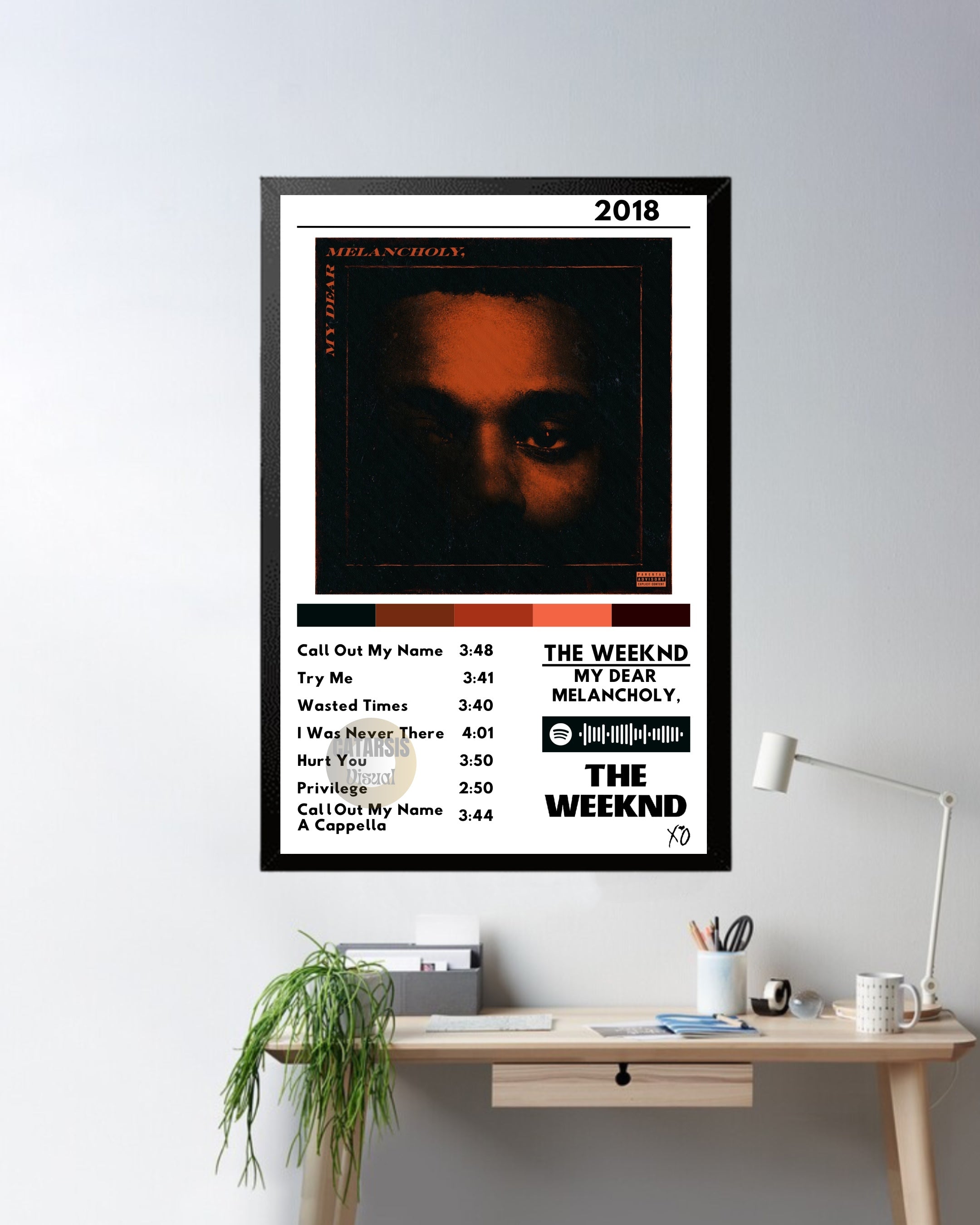 Cuadro The Weeknd - My Dear Melancholy,