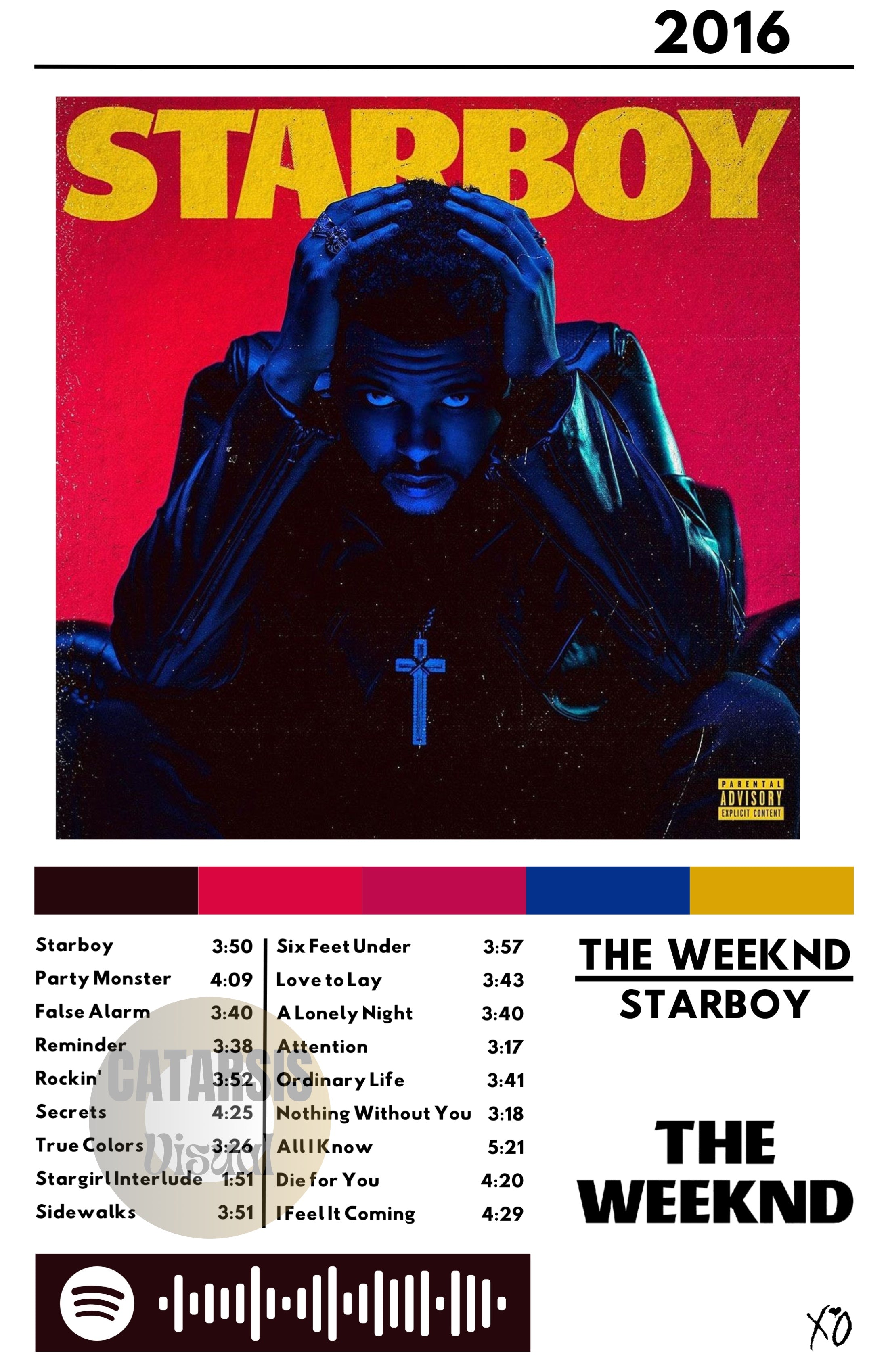 Cuadro The Weeknd - Starboy