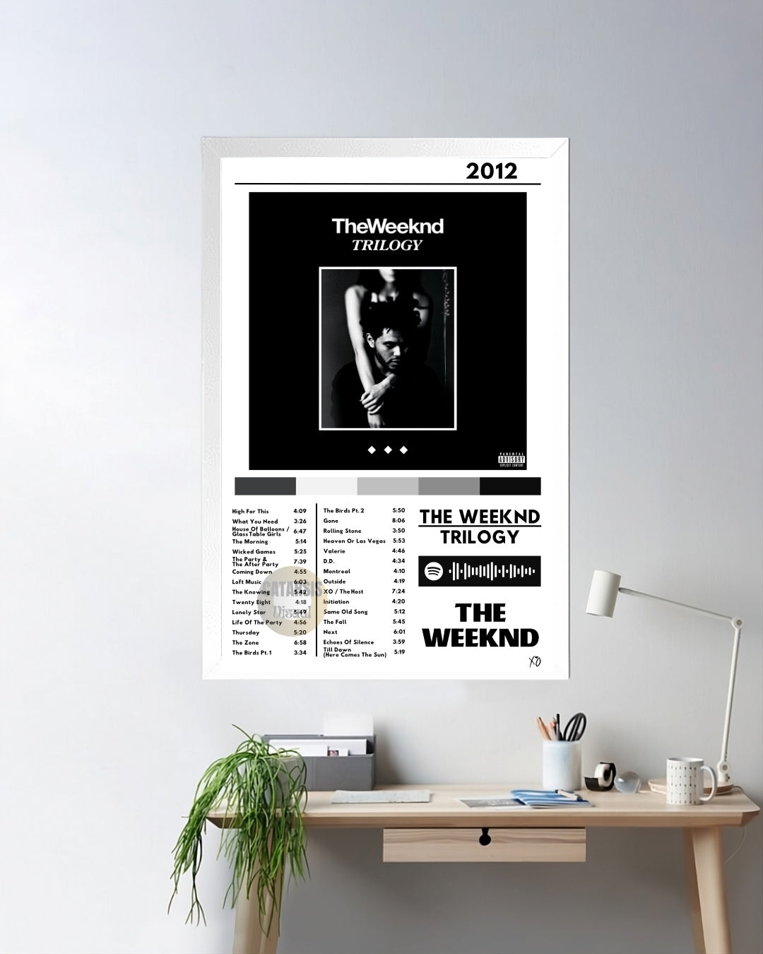 Cuadro The Weeknd - Trilogy