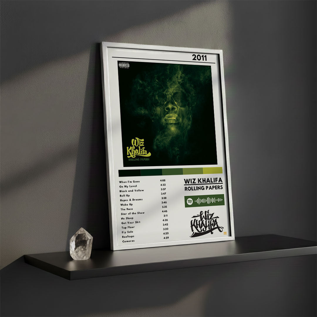 Cuadro Wiz Khalifa - Rolling Papers