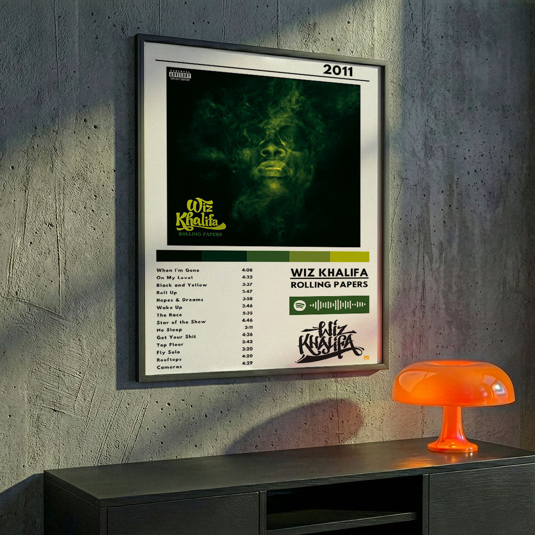 Cuadro Wiz Khalifa - Rolling Papers
