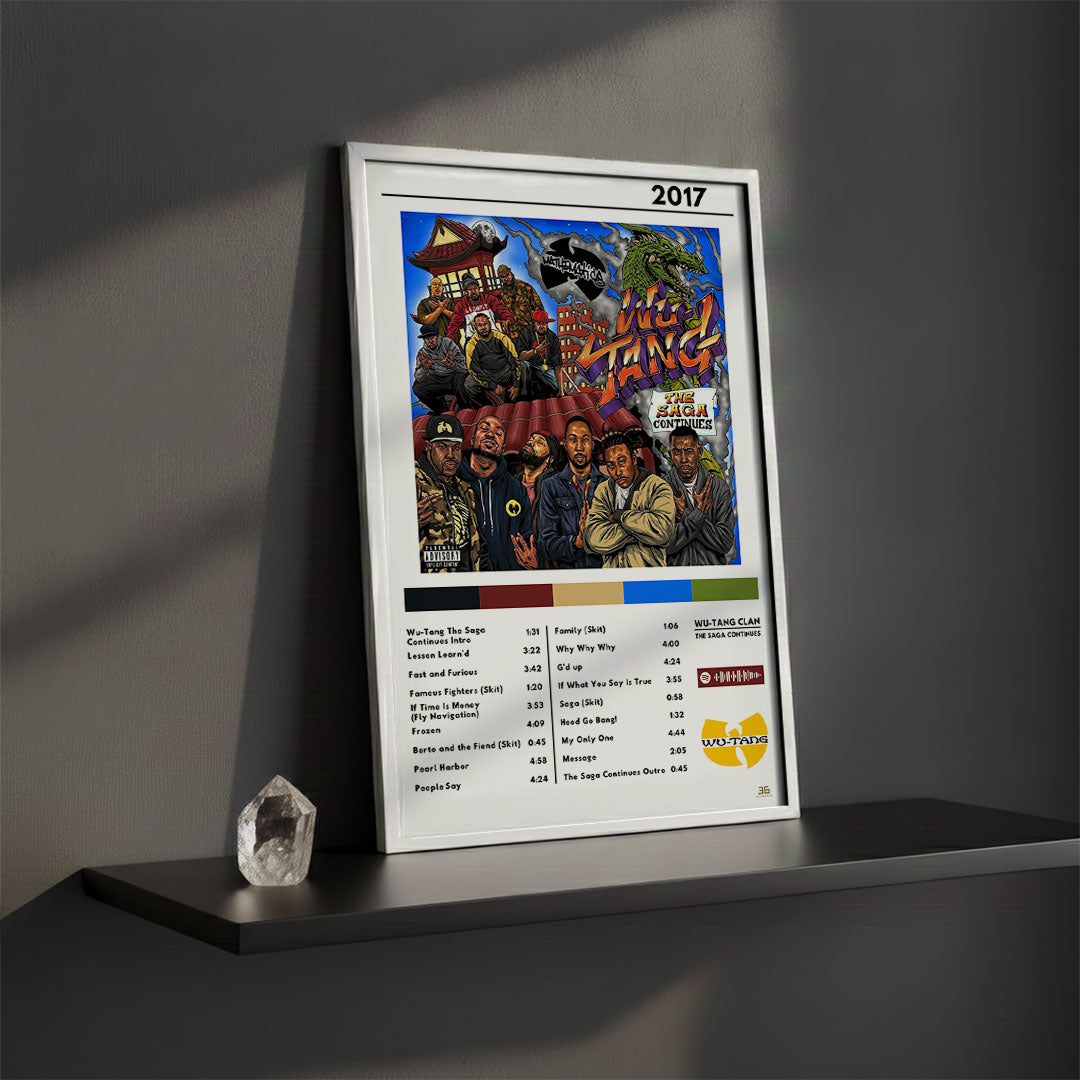 Cuadro Wu-Tang Clan - The Saga Continues