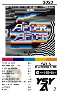 Cuadro YSY A  - EL AFTER DEL AFTER