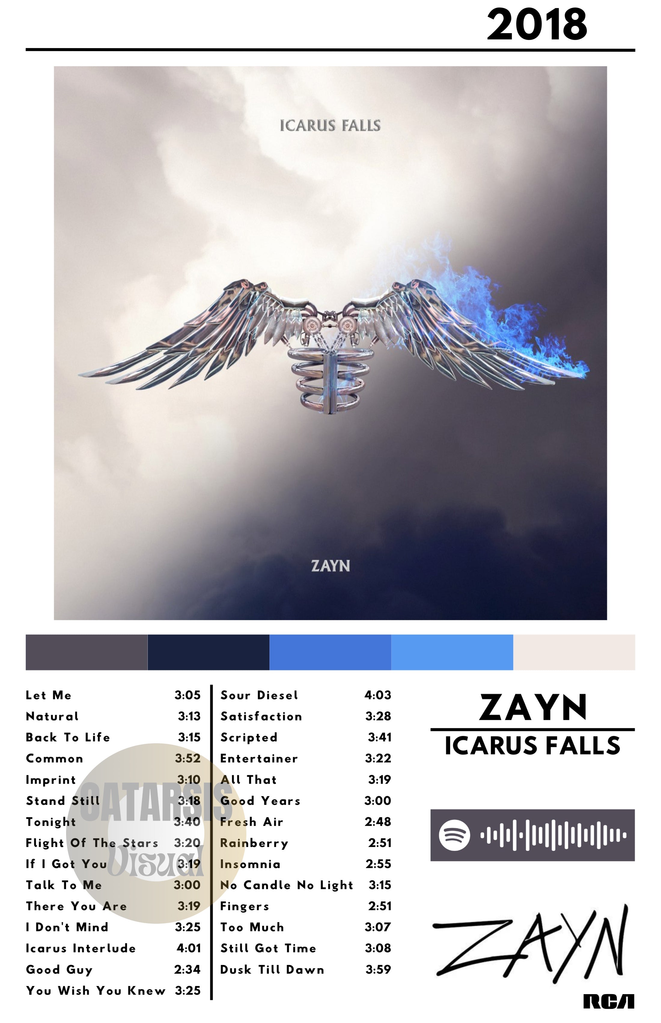 Cuadro Zayn - Icarus Falls