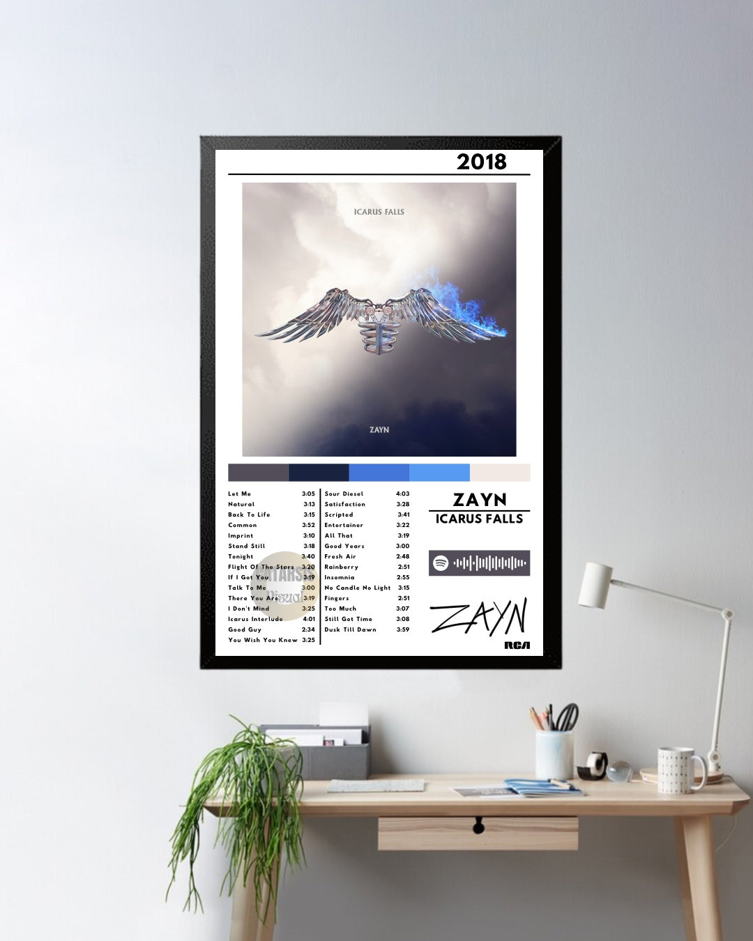 Cuadro Zayn - Icarus Falls