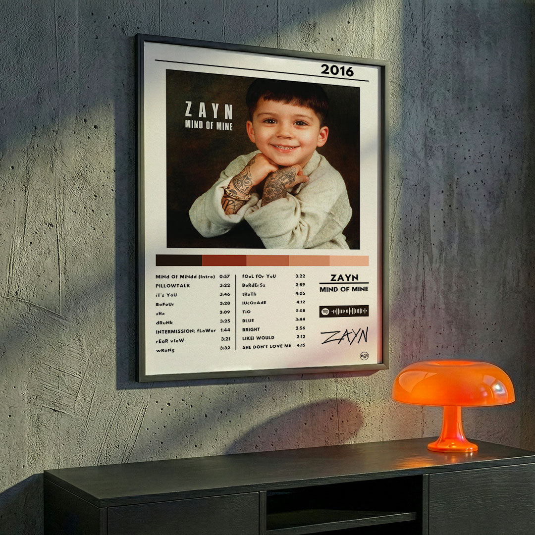 Cuadro Zayn - Mind Of Mine