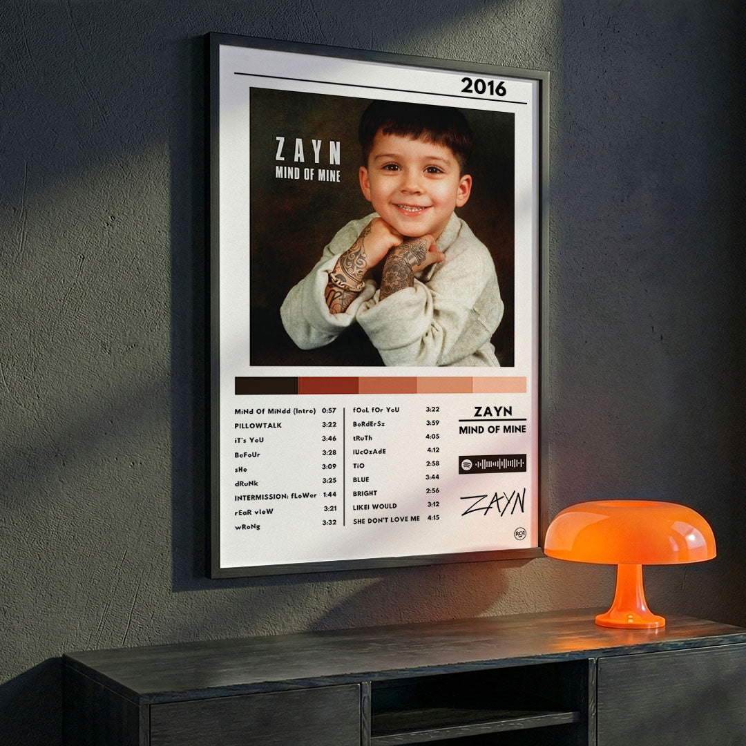 Cuadro Zayn - Mind Of Mine
