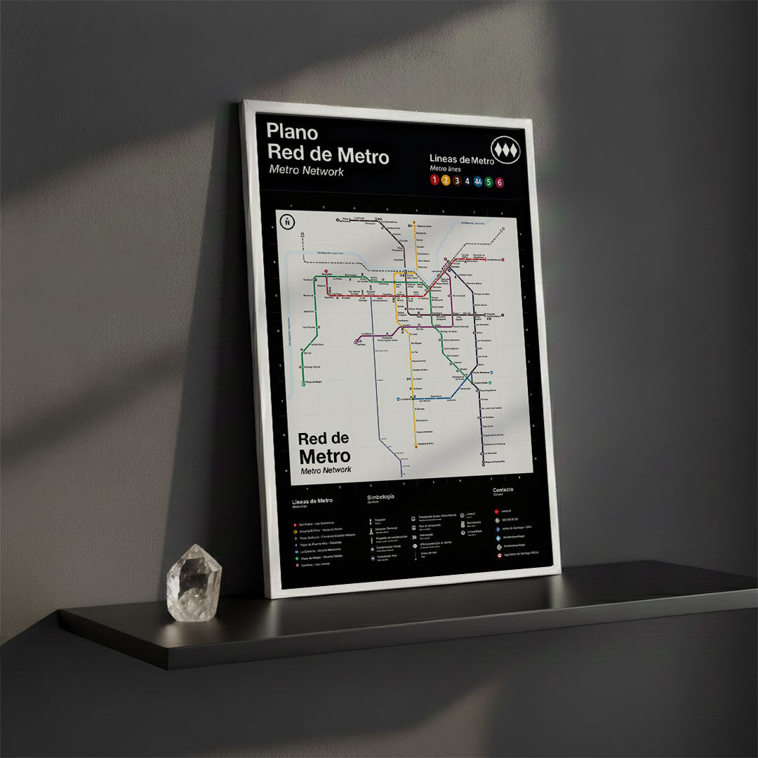 Cuadro Metro De Santiago
