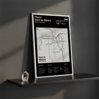 Cuadro Metro De Santiago