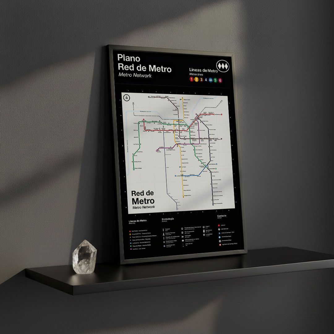 Cuadro Metro De Santiago