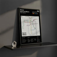 Cuadro Metro De Santiago