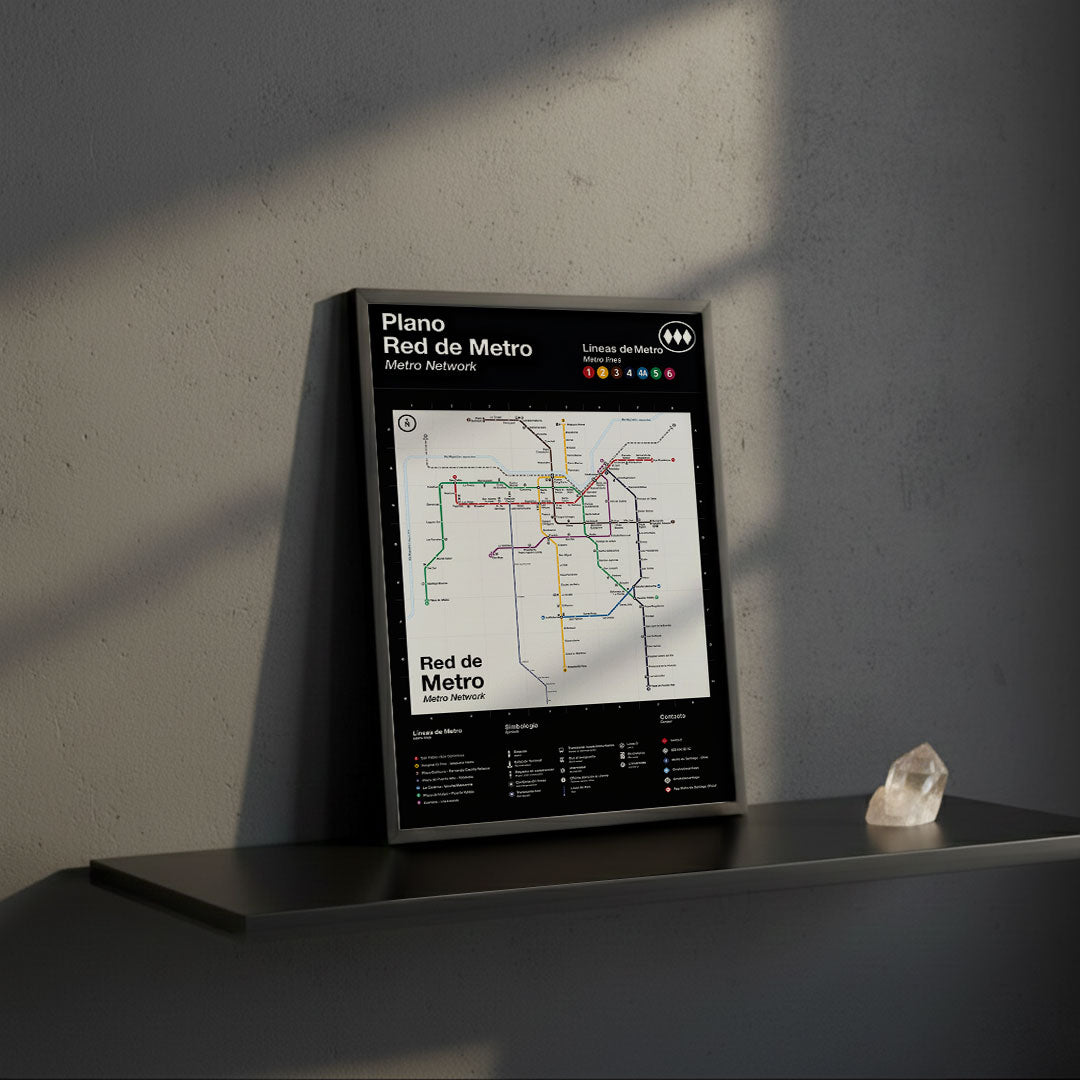 Cuadro Metro De Santiago