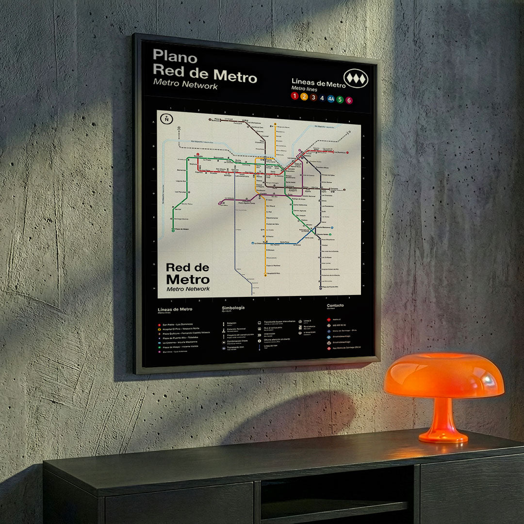 Cuadro Metro De Santiago