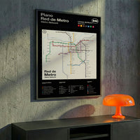 Cuadro Metro De Santiago