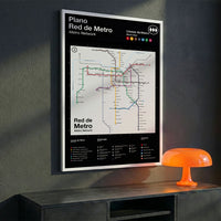 Cuadro Metro De Santiago
