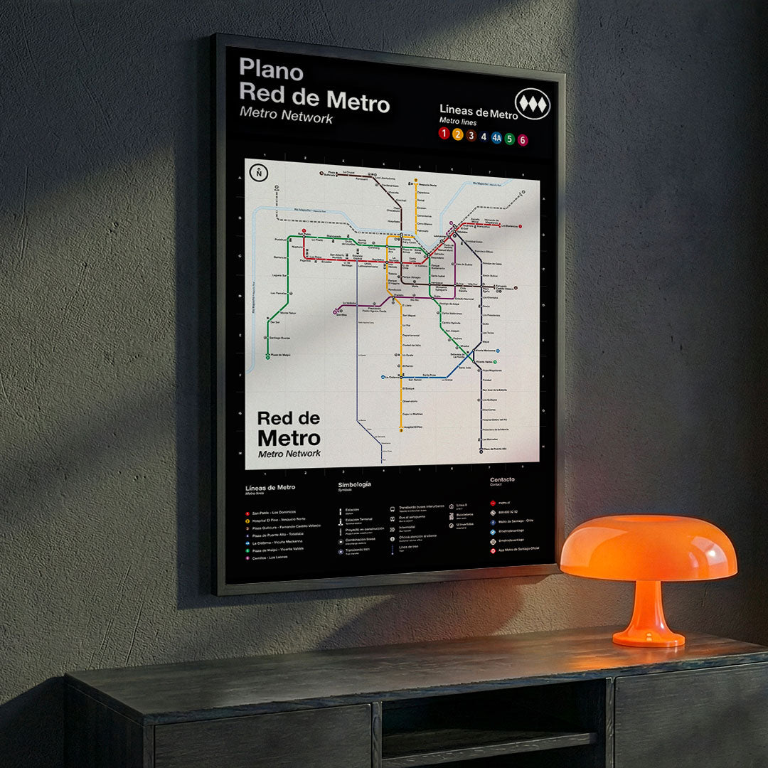 Cuadro Metro De Santiago