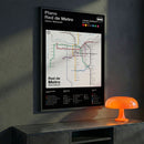 Cuadro Metro De Santiago