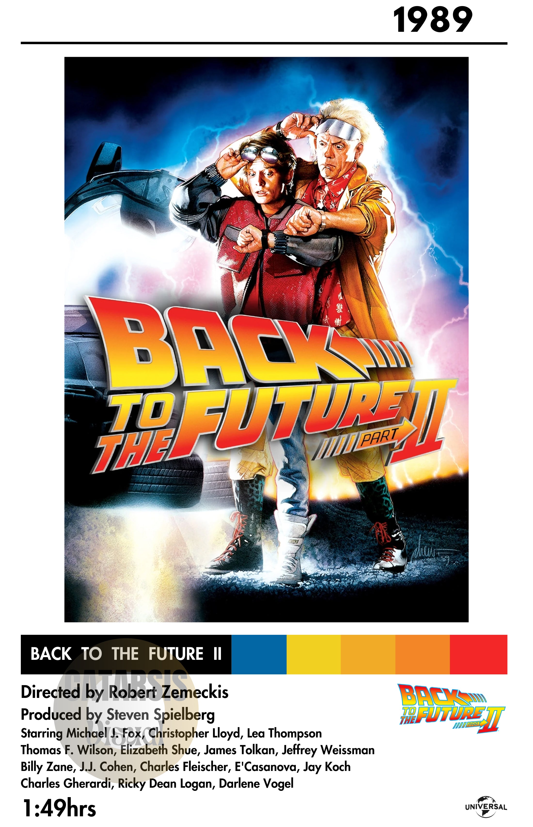 Cuadro Back to the Future II