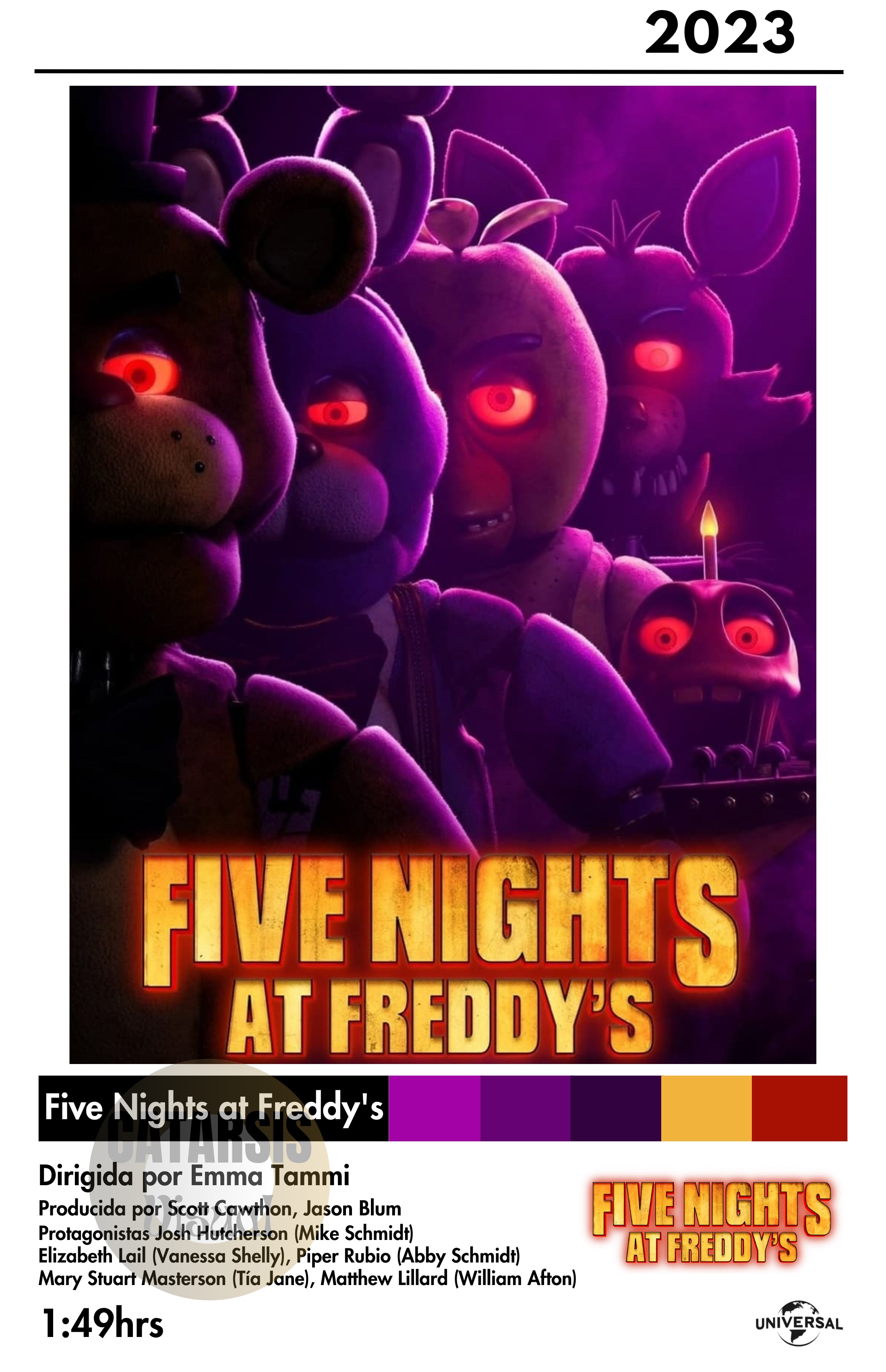 Cuadro Five Nights at Freddy's