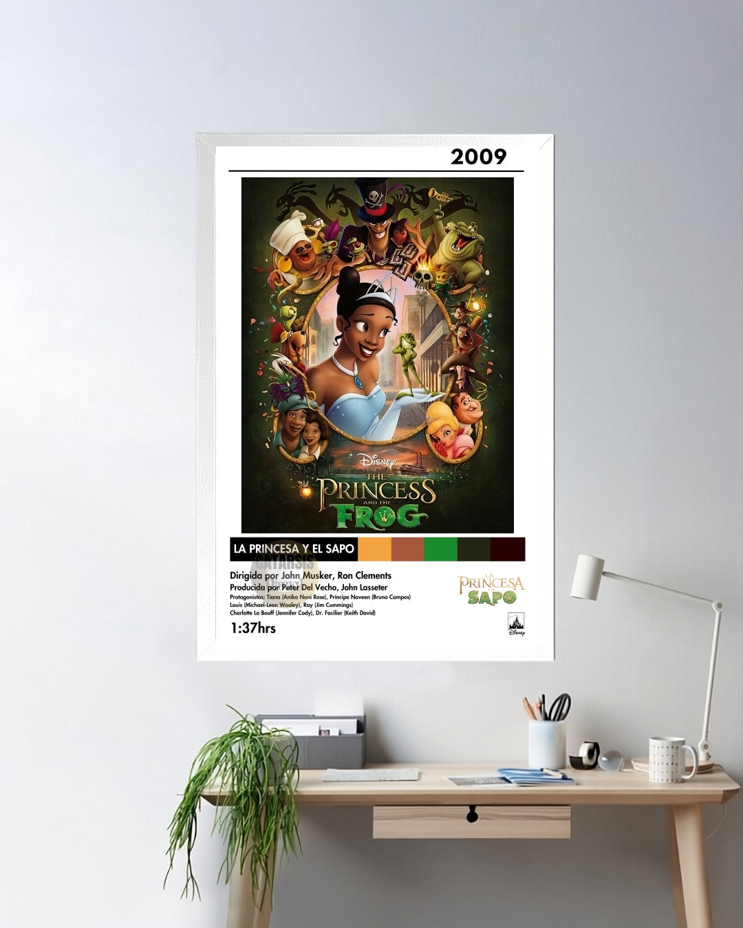 Cuadro La Princesa Y El Sapo