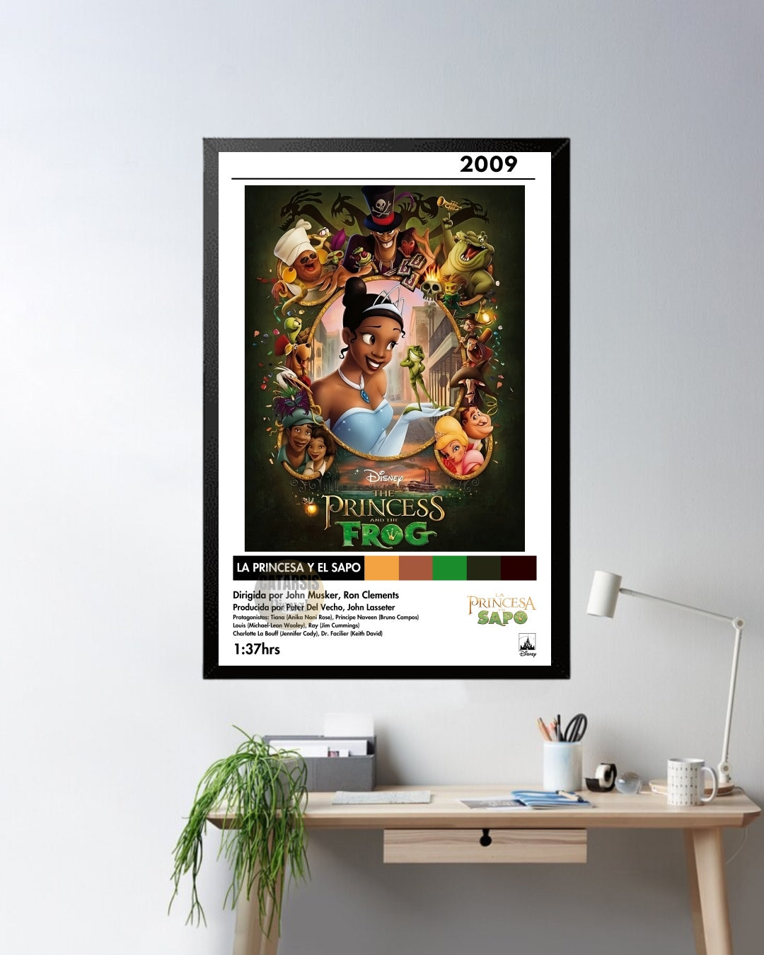 Cuadro La Princesa Y El Sapo